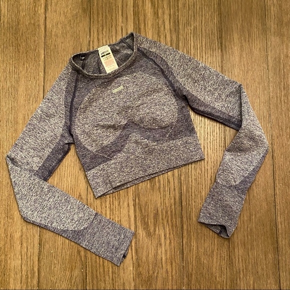Gymshark Tops - Gymshark Long Sleeve Crop Top